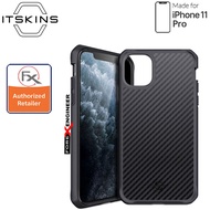 ITSkins Hybrid Fusion Carbon for iPhone 11 Pro ( Black 1 ) ( Barcode: 4894465050108 )