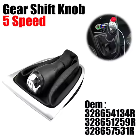 For Renault Clio 4 IV MK4 5 Speed Gear Shift Knob Manual Stick Head Shifter Lever Handle Car Interio