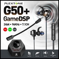 Plextone G50 Gaming Earphone Headset In-ear Earbud Vibration DS5 Adapter 7.1