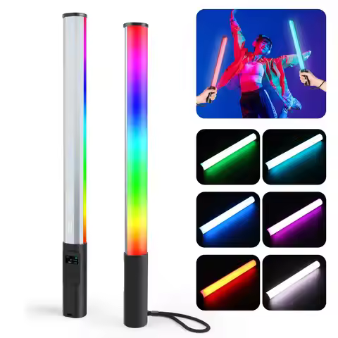 PULUZ 132 LEDs Photo Handheld Stick Light Full Color RGB Fill Light Handheld Light Wand