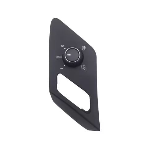 1Pcs Electric Adjustable Mirror Control Switch Heated Exterior Button With Fold Function For VW Golf