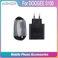 Aibaoqi nd new USB AC adapter charger EU plug travel switching power supply USB data line cable for Doogee S100 phone