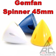 GEMFAN 45mm Nylon RC Plane Prop Propeller Spinner 2 Blades