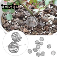 10pcs Bonsai Baskets, Stainless Steel Fertilizer Tool Gardening Fertilization Baskets, Portable With