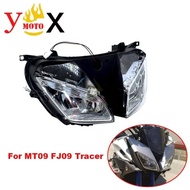 MT-09 Motorcycle Front LED Headlight Headlamp Assembly Housing Case Cover For Yamaha MT09 FJ09 FJ-09