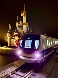 1/87聖誕香港迪士尼Disney 100週年樂園列車改裝MTR