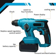 Lithium Battery Impact Drill Hammer Rotary Electric Gerudi Tukul Cordless Rechargeable Impact Drill 电钻