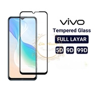 LAYAR Tempered Glass Full Screen 9D Vivo T1 T1 5G T1 Pro T1 Pro 5G S1 S1 Pro Z1 Z1i Z1 Pro Z1x Z3 Z3