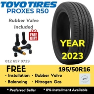 195/50R16 TOYO PROXES R50 (Installation) New Car Tyre Tires WPT NIPPON Tayar Baru Pasang Kereta Wheel Rim 16 VIOS