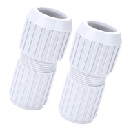 (JHWU) 2 Piece Pool Telescoping Pole Cam Lock White Plastic EZ Lock Cam for Telescopic Swimming Pool