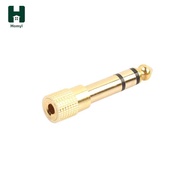 [Homyl] Gold Plated 6.3mm (1/4 inch) to 3.5 mm (1/8 inch) Male to Female Plug Stereo