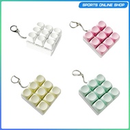 [Beauty] Compact 9 Key Keyboard Keychain Finger Toy for All Ages with PVC Build