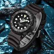 Addies H5B Dive Men's Diver Watch Black tuna Case Sapphire Ceramic bezel 300m Water Resistance NH35A Luminous Dial Automatic Watches