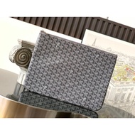 Goyard 1061M Gray SENAT Large Size Clutch Bag Size Same as A4 Paper Size Can Be Used as File Bag or 