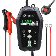 HTRC | HTRC 3000mA 6V 12V Automatic Battery Charger Pluse Repair Charger for Lithium LiFePO4 Lead-Ac