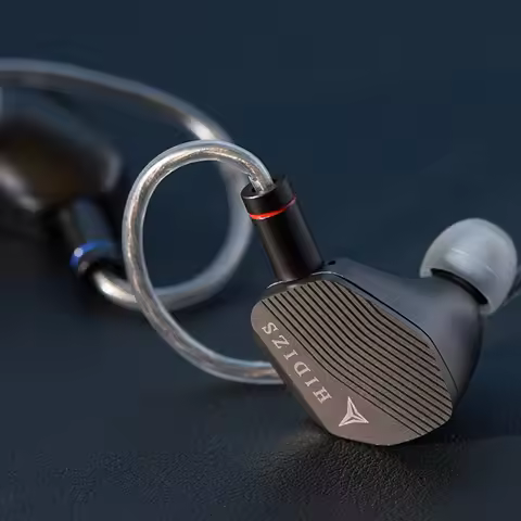 HIDIZS MP143 Salt 14.3mm Large Planar Monitors HIFI In-ear Earphone Hi-Res Audio 0.78mm plug 3.5mm 4