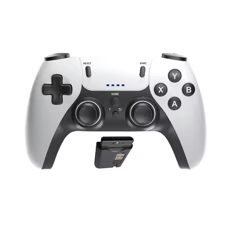 Handheld Wireless Gaming Controller Entertainment Gamepad for PS1 PS2 PS3 PC Android - Portable Cons