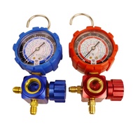 Air Condition Gauge for R410A R22 R134A R404A Refrigerants Manifold Gauge Manometer Valve with Visua