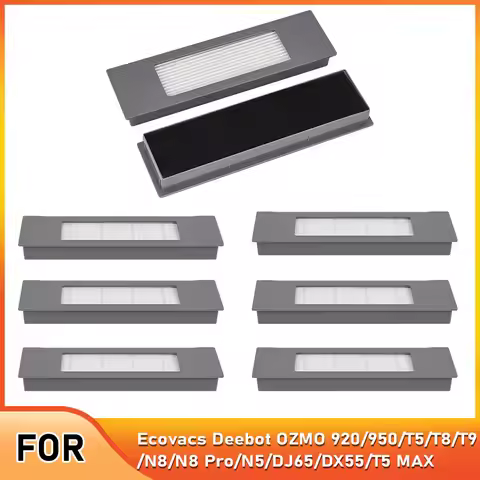 HEPA Filter For Ecovacs Deebot OZMO 920/950/T5/T8/T9/T8 AIVI/MAX/N8/N8 Pro/N5/DJ65/DX55/T5 MAX Robot