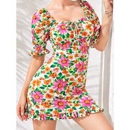 Shein floral dress