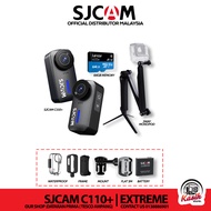 SJCAM C110+ Action Camera 4K Dual Anti Shake Camera Wifi Waterproof All IN Combo