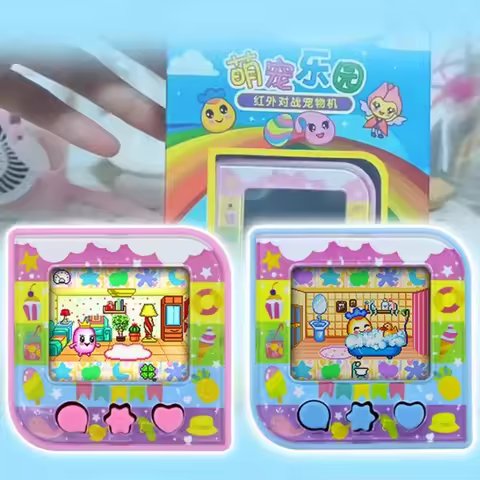 Hot Tamagotchi Original Sugar Cube Electronic Pet Machine Game Console English Version Color Screen