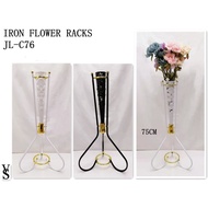 [VS] FLOWER VASE METAL PLASTIC FLOWER VASE (JL-C76)