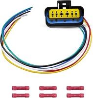 6-Pin Rear Tail Light Lamp Connector Wire Harness Harness Plug Fit for Nissan Sunny Almea Versa V-Dr