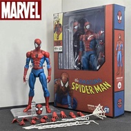 CT Toys Spiderman Figure Mafex 185 Miles Morales 2099 Classic Costume Spider-Man Action Figure Anime