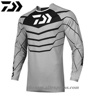 2022 DAIWA Men Fishing Shirt Long Sleeve Jacket Anti-uv Ultrathin Sunscreen Breathable Coat Summer Size XS-5XL Cycling Clothing