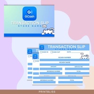 Gcash Transaction Mini Slip Cash in/Cash out