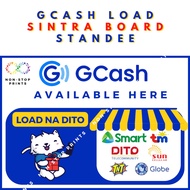 GCASH PAYMAYA SIGNAGE (CASH IN &amp; CASH OUT SINTRABOARD) LOAD STANDEE A5 A4 SIZE WATERPROOF (Landscape