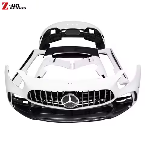 Z-ART 2015+ AMG GTR Bumper Body Kit For Mercedes R190 C190 AMG GT GTS Coupe Tuning Body Kit For Benz