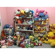 Soft toys RANDOM mix 10-12 items *no dog& oink2