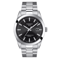 Tissot Gentleman Powermatic 80 Silicium Men's Watch with Stainless Steel Strap - T1274071105100