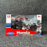 Diecast 1/12 New Honda Goldwing Gold Wing F6B Police Patl/ - Silver
