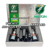 RTD A80 PLUS H11 Projector Mini Projector Lens Motorcycle Car Headlight Headlamp Biled H11 Bulb H11 