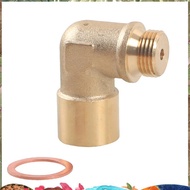 M18x1.5 90 Degree Oxygen Sensor Extender Brass Oxygen Sensor Spacer O2 Sensor Adapter Oxygen Sensor 