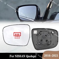 For NISSAN Qashqai 2016-2021 96366-5BC0A 96365-5BC0A Rearview Side Mirror Glasses Lens With Heating