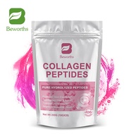 BEWORTHS Collagen Peptides Powder Naturally-Sourced Hydrolyzed Collagen Powder for Skin Elasticity Hair Nails &amp; Joint Health Improve Digestive Health for Women and Men