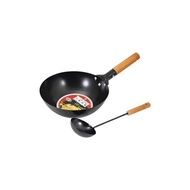 Pearl metal pot frying pan odor pot 26 cm deep iron IH compatible jade with fried rice vegetable stir-fry Chinese food HC-286