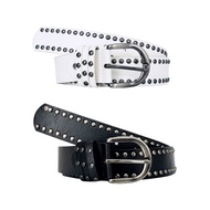 WARM WEARS-Y2k Style Studded Leather Belt