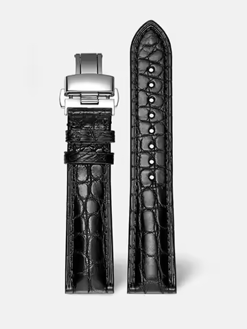 High Quality American Crocodile Skin Watch Strap Genuine Leather for Jaeger-LeCoultre Omega IWC Role