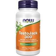 Now Foods TestoJack 300, 300mg, Veg Capsules, 60ct