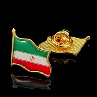 Iranian flag brooch badge, Iran pin