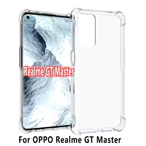 Realme GT Master RMX3363 RMX3360 Case Shockproof Clear Airbag Silicone TPU Back Cover Soft Case for 