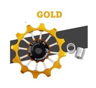 MEROCA Pulley MTB/RB/Folding Bike/MV Ceramic Pulley 7075 Rear Derailleur 12T