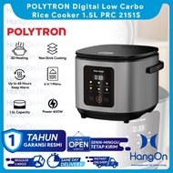 POLYTRON PRC 2151S Digital Low Carbo RIce Cooker 1.5L Magic Com Kitchenmate | 1.5 Liters of Rice 4L 