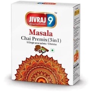 Jivraj 9 Masala Chai Premix Instant Tea / Indian Mix Spice Tea Sachets CDS
