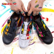 Santic Sendike Lock Shoes Road Bike Riding Shoes 20 New Bike Shoes Bike Shoes Picasso for Men and Women